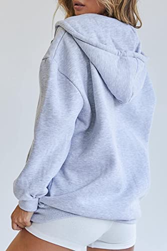 EFAN Women s Cute Hoodies Teen Girl Fall Jacket Oversized Sweatshirts Casual Drawstring Clothes Zip Up Y2K Hoodie with Pocket
