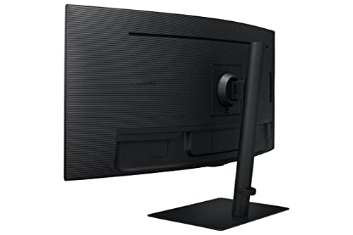 SAMSUNG Viewfinity S65UA Series 34-Inch Ultrawide QHD Curved Monitor, 100Hz, USB-C, HDR10 (1 Billion Colors), Height Adjustable Stand, TUV-certified Intelligent Eye Care (LS34A654UBNXGO)