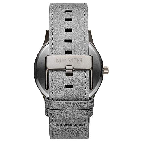 MVMT Mens Quartz Watch with Leather-Calfskin Strap D-MM01-GRGR