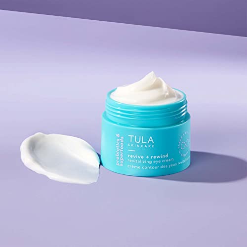 TULA Skin Care Revive & Rewind Revitalizing Eye Cream, 0.5 oz. - Smooth Fine Lines, Dark Circles & Puffiness
